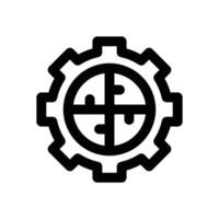 task planning line icon. Clean and minimalist icon for websites, mobile apps, presentations, and logos. Fully scalable and customizable for any project. vector