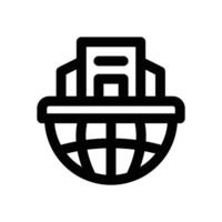 company line icon. Clean and minimalist icon for websites, mobile apps, presentations, and logos. Fully scalable and customizable for any project. vector