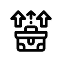 career line icon. Clean and minimalist icon for websites, mobile apps, presentations, and logos. Fully scalable and customizable for any project. vector