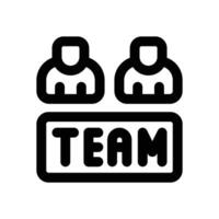 team line icon. Clean and minimalist icon for websites, mobile apps, presentations, and logos. Fully scalable and customizable for any project. vector