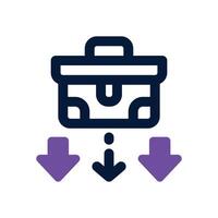 failure dual tone icon. Sleek and modern icon for websites, mobile apps, marketing materials, and corporate design. Fully scalable and ready to use. vector