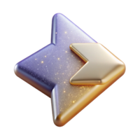 serene modern Back Arrow Navigation Icon Isolated for Websites professional png