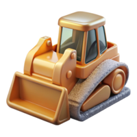 impressive traditional Bulldozer Icon Earthmoving Isolated for Engineering Projects professional png