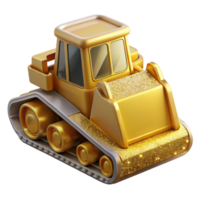 serene artistic Bulldozer Icon Earthmoving Isolated for Engineering Projects high quality png