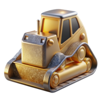 impressive minimalist Bulldozer Silhouette Earthmoving Isolated for Engineering original png