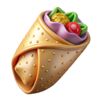 serene contemporary Burrito Chicken Mexican Food Transparent for Restaurant Websites high resolution png