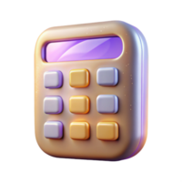wonderful rustic Calculator Icon Isolated Cutout for Mathematics genuine png