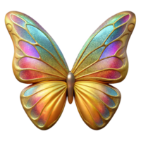 serene classic Butterfly Wing Texture Colorful Pattern Cutout for Insect Studies high resolution png