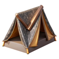 impressive rustic Camping Tent Cutout for Outdoor Activities authentic png