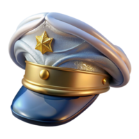 wonderful rustic Captain Hat Transparent Background for Nautical Branding high resolution png