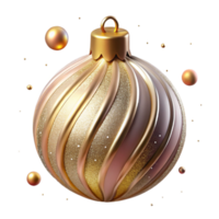 magnificent abstract Christmas Ornament Isolated Festive Decor professional png