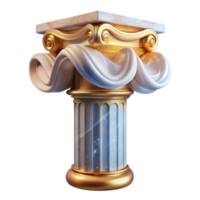 magnificent abstract Classical Column Capital Transparent Background exclusive png