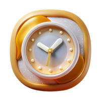 magnificent rustic Clean Clock Time Icon Transparent for Scheduling Apps professional png