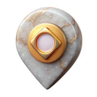wonderful creative Clean Location Map Pin Icon Transparent for Navigation Apps exclusive png