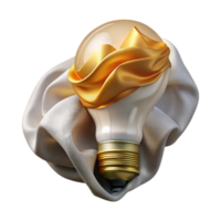 impressive classic Clean Lightbulb Idea Icon Cutout for Innovation Projects professional png