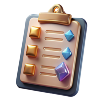 extraordinary classic Clipboard Checklist Tasks Isolated for Project Management professional png