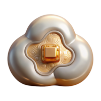 wonderful rustic Cloud Computing Icon Isolated for Data Storage or Cloud Services high quality png