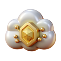 extraordinary rustic Cloud Computing Storage Icon Isolated for Network Diagrams premium png