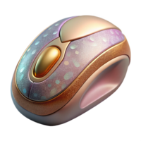 impressive abstract Computer Mouse Ergonomic Design Isolated for Tech Websites professional png
