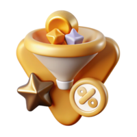 serene abstract Conversion Rate Optimization Icon Isolated for Marketing Roi high resolution png