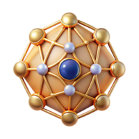 dramatic classic Deep Learning Neural Network Icon Isolated for Data Science authentic png