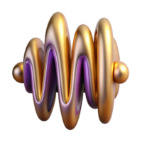 magnificent classic Digital Audio Waveform Isolated for Music Production high quality png