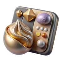 impressive rustic Digital Painting Software Interface Isolated for Art original png