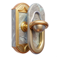impressive traditional Door Handle Isolated for Interior Access Design high quality png