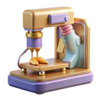 dramatic rustic D Printer Printing Prosthetic Limb Medical Technology Transparent for Healthcare Innovation authentic png