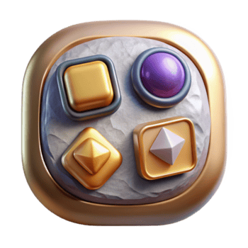 elegante resumen re ui botón paquete aislado para juego ui diseño genuino png