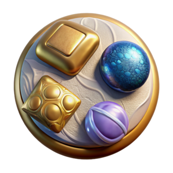 maravilloso moderno re ui botón paquete aislado para juego ui diseño auténtico png