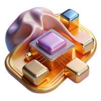 stunning artistic Electronic Components Integrated Circuits Microelectronics Isolated for Tech Engineering authentic png
