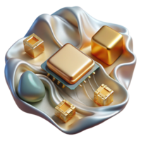 wonderful minimalist Electronic Components Integrated Circuits Microelectronics Isolated for Tech Engineering exclusive png