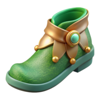 elegant contemporary Elf Shoes Green Festive Footwear Cutout genuine png