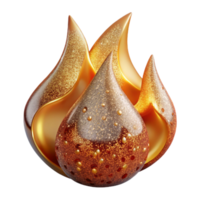 elegant rustic Fire Texture Burning Embers Transparent for Design detailed png