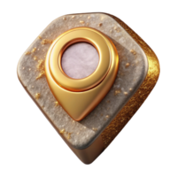 beautiful traditional Gps Navigation Icon with Signal Bars Isolated for Location Tracking genuine png
