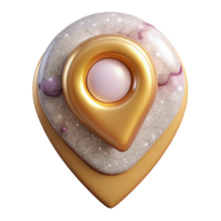 serene traditional Gps Tracking Icon with Satellite Connection Transparent for Logistics high quality png
