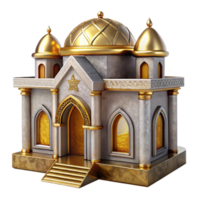 elegant creative Hanukkah Synagogue Building Isolated for Jewish Architecture professional png
