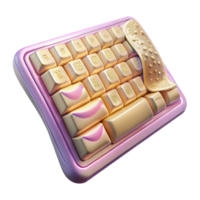 vibrant classic Keyboard Typing Input Cutout for Computer Skills high quality png