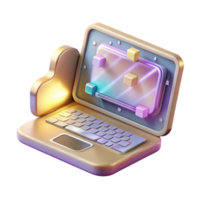 magnífico criativo computador portátil com código programação Programas desenvolvimento Cortar fora para tecnologia projetos exclusivo png