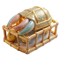 impressive minimalist Lobster Trap Transparent Background for Seafood Industry high quality png