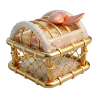 stunning minimalist Lobster Trap Transparent Background for Seafood Industry high quality png