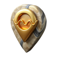 wonderful rustic Location Marker with Pulse Animation Cutout for Dynamic Maps premium png