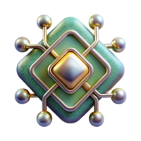 serene contemporary Logic Gate Symbol Cutout for Digital Circuit Design high quality png
