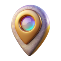 vibrant rustic Map Pin with Customizable Color and Shape Transparent for User Interfaces high quality png