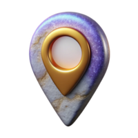magnificent vintage Map Pin with Customizable Color and Shape Transparent for User Interfaces detailed png