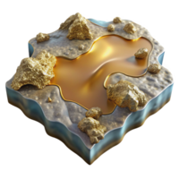 magnificent modern Map with Terrain Shading and Relief Cutout for Geographic Analysis original png