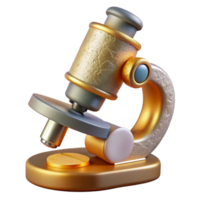 serene creative Microscope Laboratory Equipment Cutout for Scientific Research premium png