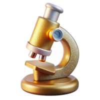 serene creative Microscope Laboratory Icon Isolated for Science Research premium png