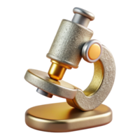 elegant abstract Microscope Lab Research Icon Cutout for Scientific Publications original png